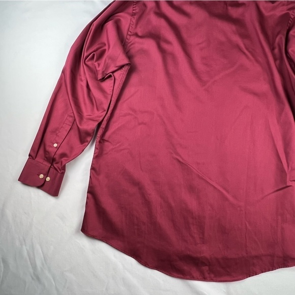 Arrow - Men’s Dress Shirt - 16 34/35 Large - Rust - Wrinkle Free - Picture 9 of 14